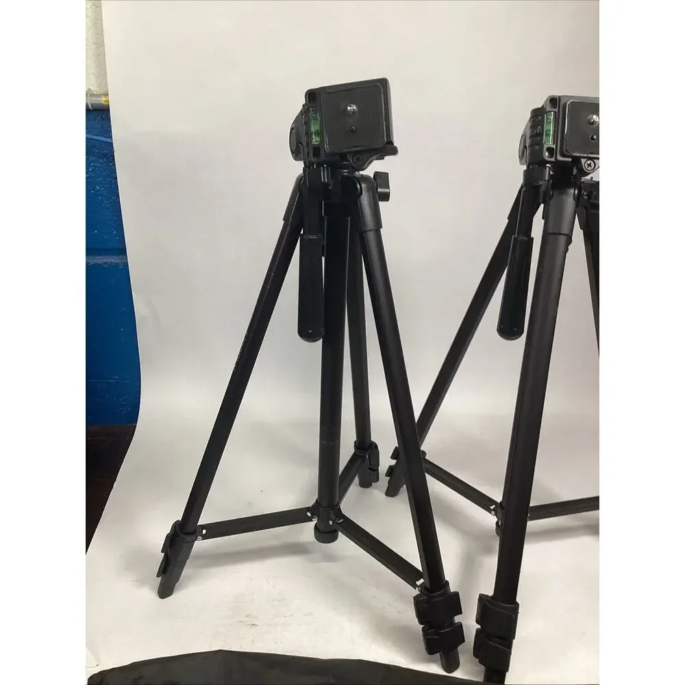 2 Sunpak 5400 DLX Digital Camera Adjustable Tripod With Built In Levels